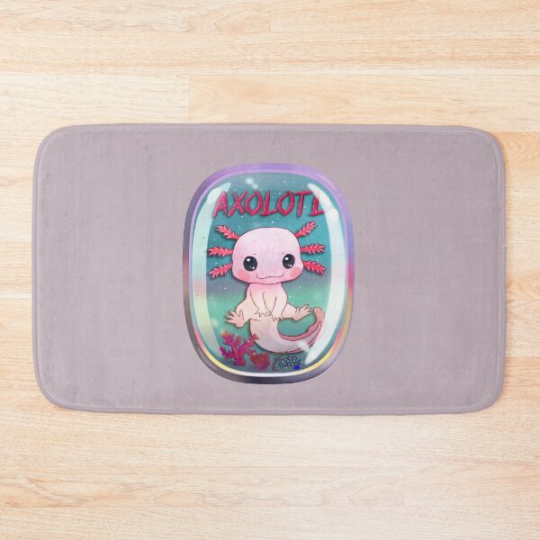 Item preview, Baby Leucistic Axolotl In Aquarium designed and sold by lazarosdesign.