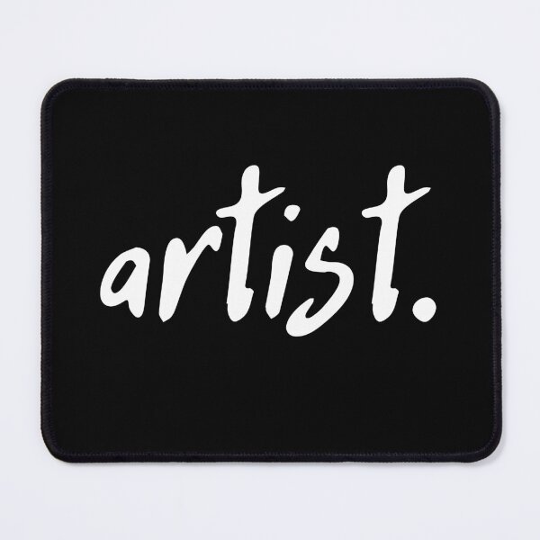 Item preview, Artist Word Creative Typography Minimalist Black and White Signature designed and sold by SoccaTamam.