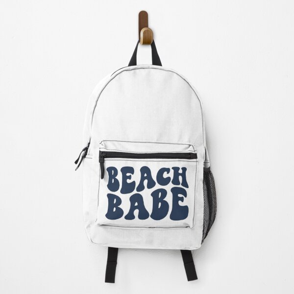 Item preview, Beach Babe Navy Blue Retro Graphic Bridal Party Gifts for Bachelorette Party designed and sold by mysticblvd.