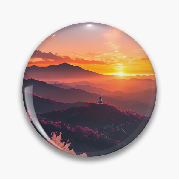 Item preview, Solitude on the Mountain: An Anime-Inspired Landscape designed and sold by D3monic.