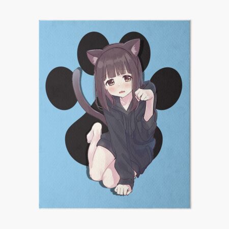 Cute girl menhera kurumi Art Board Print for Sale by Julia-Jeon