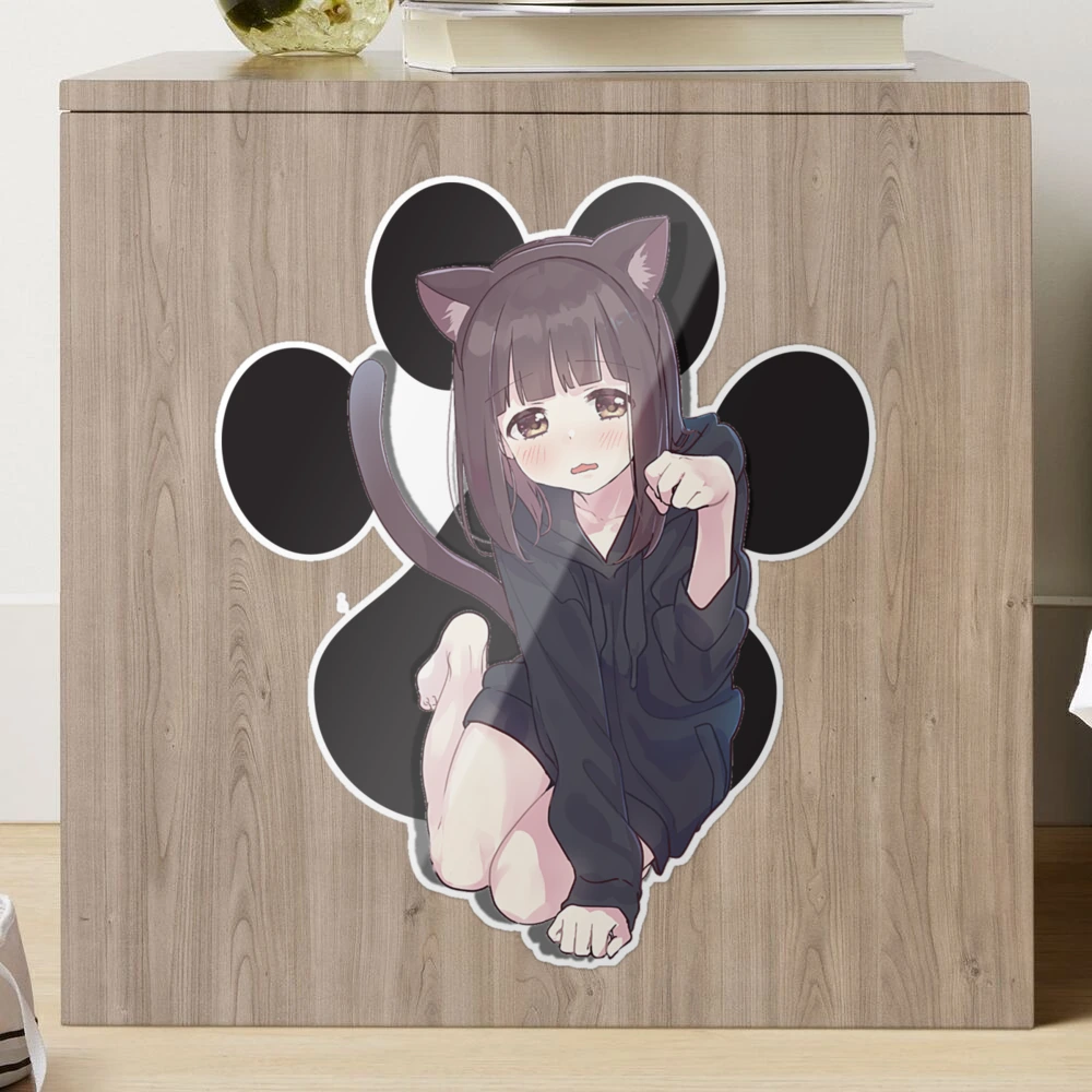Menhera Kurumi-chyperactive idol girl with a cute chibi cat persona, on a  Neo Venus Ark adventure Art Board Print for Sale by ManaliTen