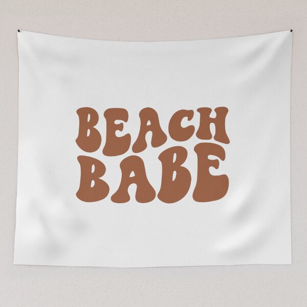 Item preview, Beach Babe Terracotta Burnt Orange Retro Graphic Bridal Party Gifts for Bachelorette Party designed and sold by mysticblvd.