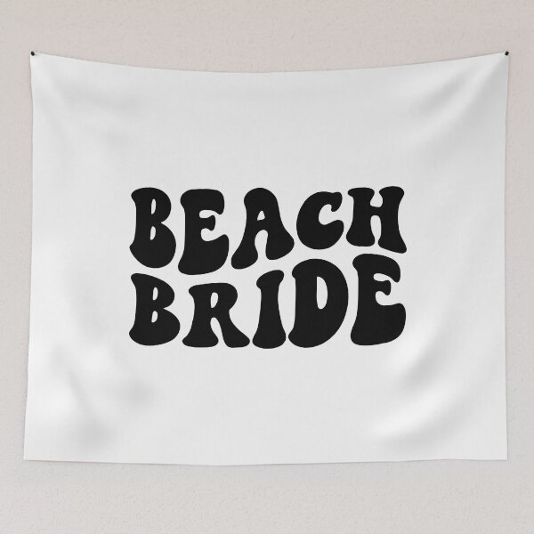 Item preview, Beach Bride Black Retro Graphic Bridal Party Gifts for Bachelorette Party designed and sold by mysticblvd.