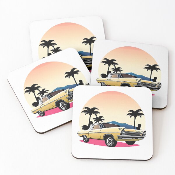 Item preview, Cartoon touristic retro car illustration. AI generated illustration designed and sold by IuriiVlasenko.
