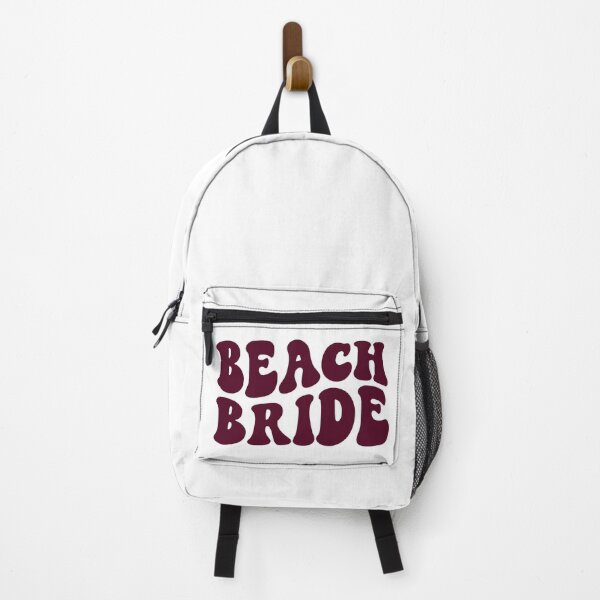 Item preview, Beach Bride Burgundy Retro Graphic Bridal Party Gifts for Bachelorette Party designed and sold by mysticblvd.