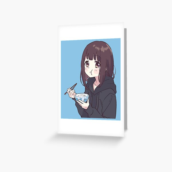 Menhera-Chan Greeting Card by dauerstandby