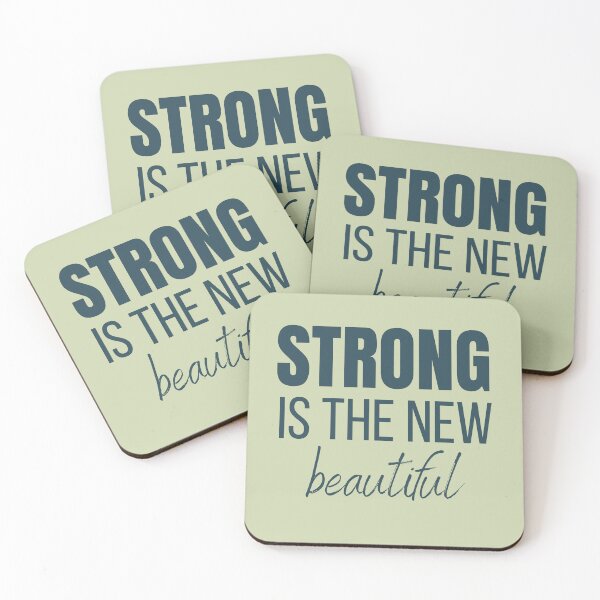 Item preview, Strong is the new beautiful T-shirt, Women's Midweight Cotton Tee designed and sold by pixeldizajn.