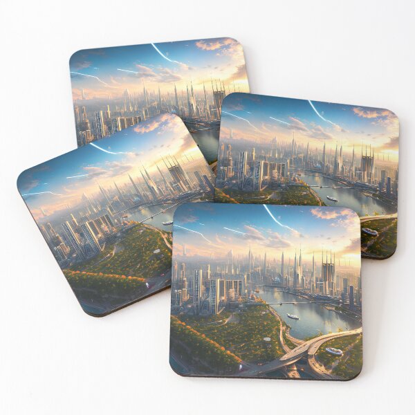 Item preview, Exploring the Central Hub of a Futuristic Utopian City designed and sold by D3monic.