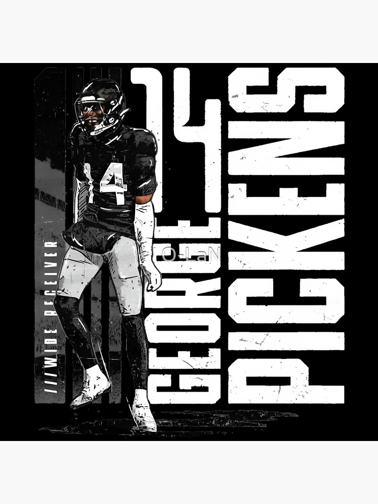 Pretty George Pickens Football Paper Poster Steelers 6 Oversized T-shirt