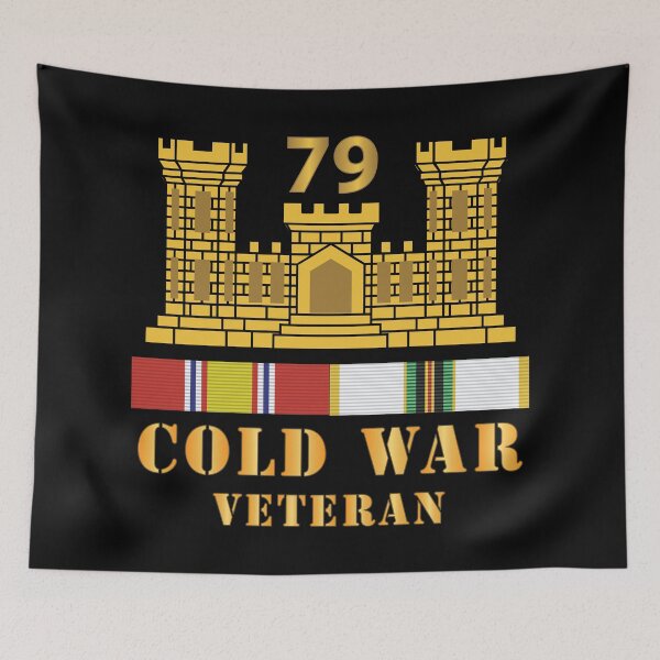Item preview, Army - 79th Engineer Battalion - ENG Branch - Cold War Veteran w COLD SVC X 300 designed and sold by Military Insignia Products.