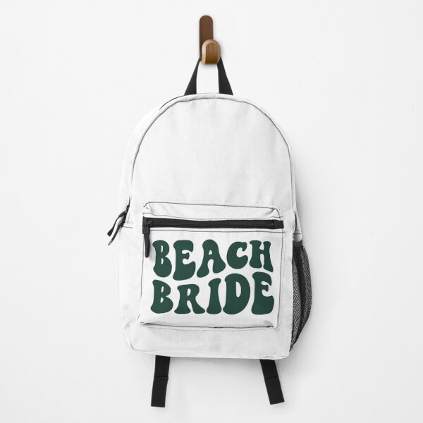 Item preview, Beach Bride Emerald Green Retro Graphic Bridal Party Gifts for Bachelorette Party designed and sold by mysticblvd.