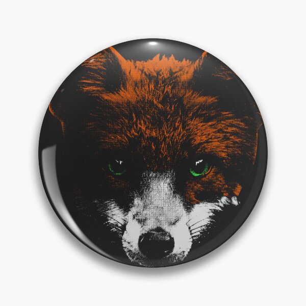 Artikelvorschau, Rotfuchs mit grünen Augen entworfen und verkauft von TP-Designs.