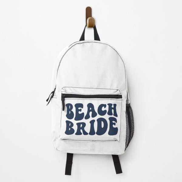 Item preview, Beach Bride Navy Blue Retro Graphic Bridal Party Gifts for Bachelorette Party designed and sold by mysticblvd.