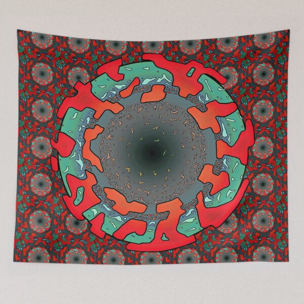 Item preview, mandala on mandala pattern designed and sold by TheCircles.
