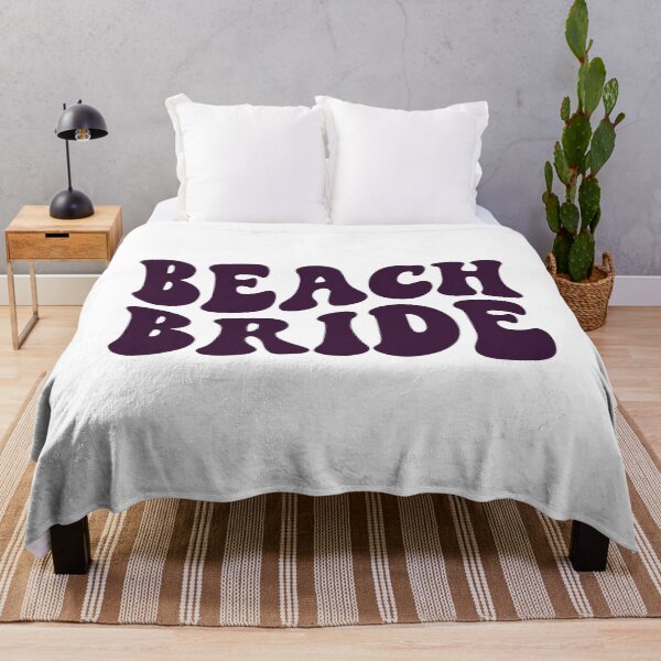 Item preview, Beach Bride Purple Retro Graphic Bridal Party Gifts for Bachelorette Party designed and sold by mysticblvd.