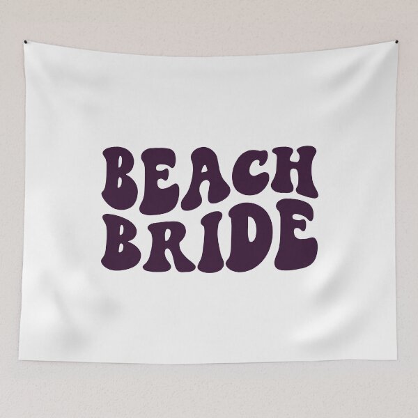 Item preview, Beach Bride Purple Retro Graphic Bridal Party Gifts for Bachelorette Party designed and sold by mysticblvd.