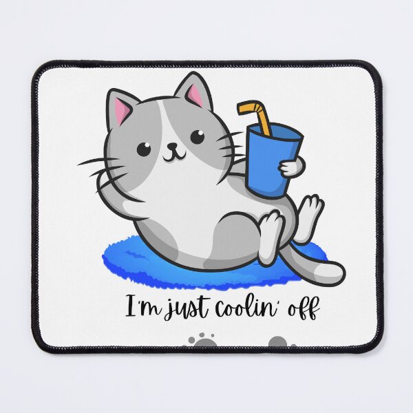Artikelvorschau, Lustige Katzengeschenke: Ich kühle gerade ab. entworfen und verkauft von BobbyTee Merch.