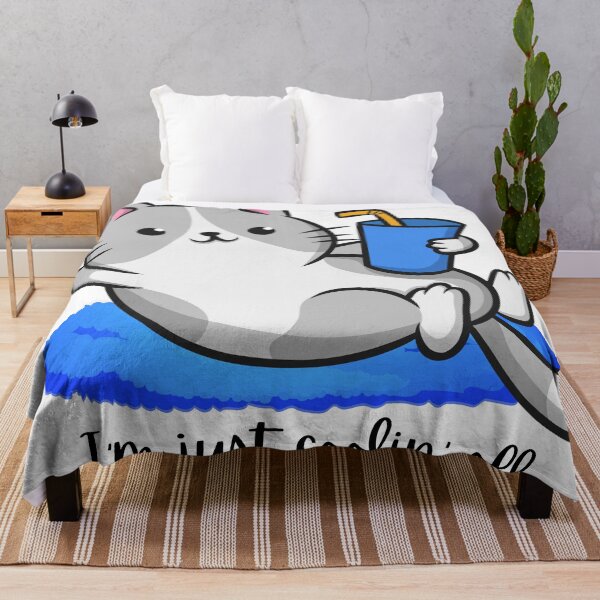 Item preview, Funny Cat Gifts: I'm Just Coolin' Off. designed and sold by BobbyTee Merch.