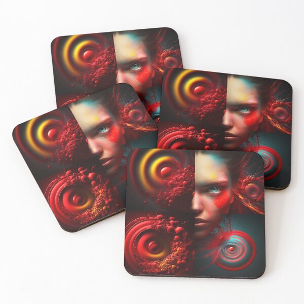 Item preview, Abstract Intense Red Tones Design designed and sold by EnzoZs.