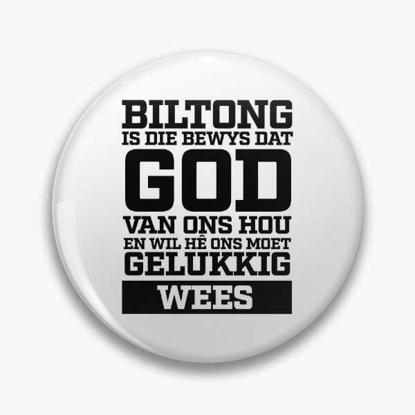 Artikelvorschau, Biltong ist die bewys dat God van ons hou en wil hê ons moet gelukkig wees entworfen und verkauft von TheArtDesk.