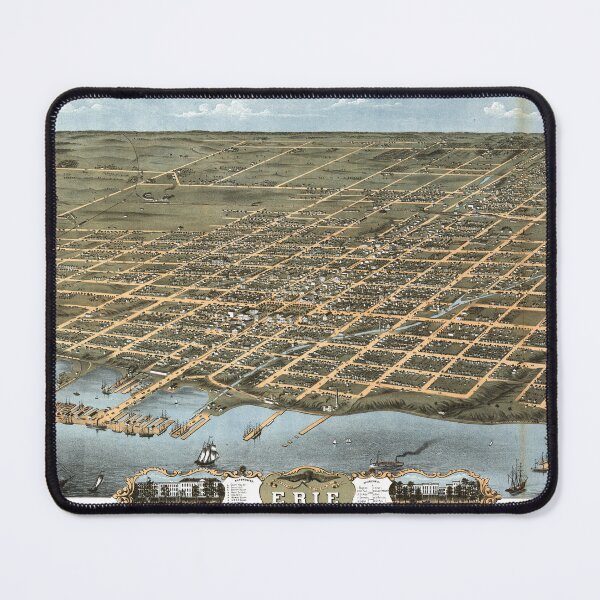 Item preview, Erie, Pennsylvania (1870) designed and sold by allhistory.
