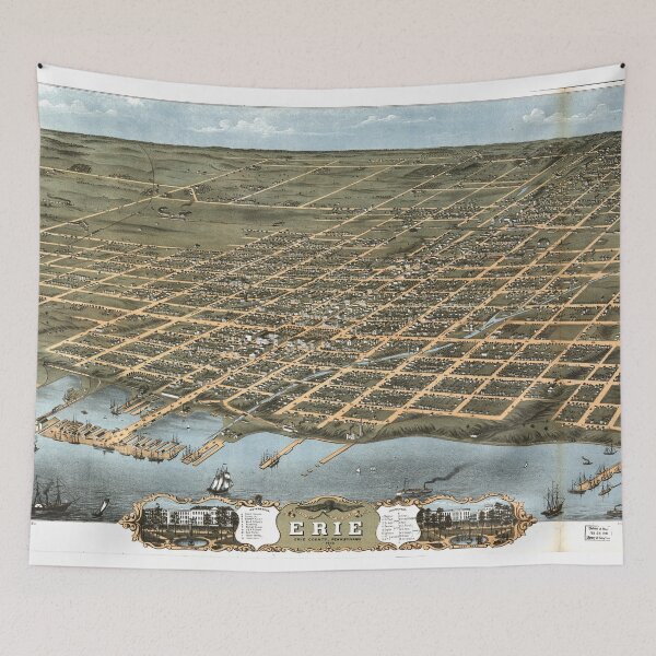 Item preview, Erie, Pennsylvania (1870) designed and sold by allhistory.