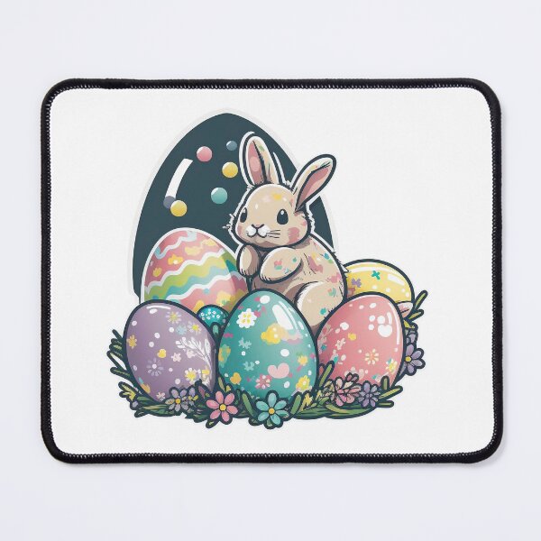 Item preview, Easter Bunny: Colorful Eggs designed and sold by TiloaiCreations.