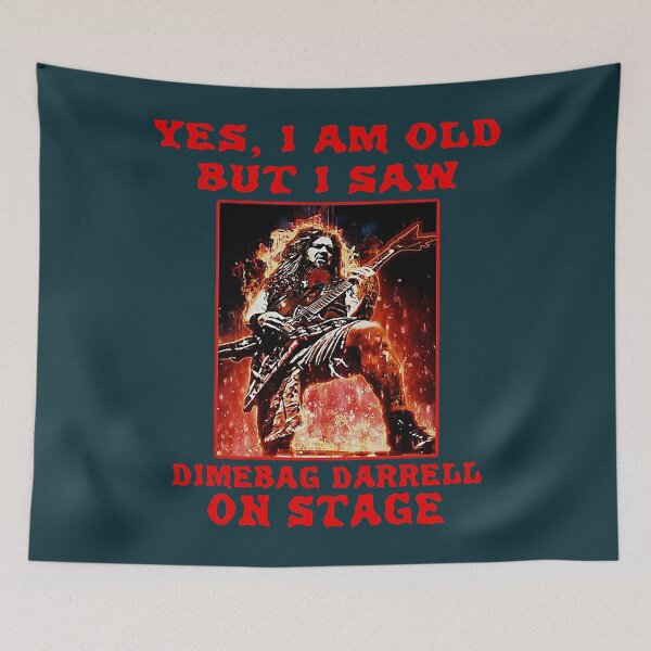 Item preview, yes-i-am-old-but-i-saw-dimebag-darrell-on-stage Classic T-Shirt designed and sold by marikadoodles.