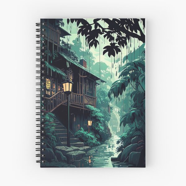 Item preview, Cell shaded jungle village house illustration designed and sold by RK - Shop.
