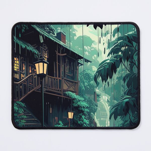 Item preview, Cell shaded jungle village house illustration designed and sold by RK - Shop.
