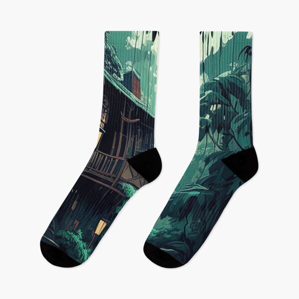 Item preview, Cell shaded jungle village house illustration designed and sold by RK - Shop.