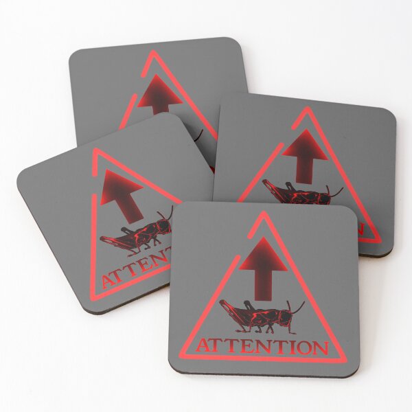 Item preview, Grasshopper Warning Sign designed and sold by Timebird.
