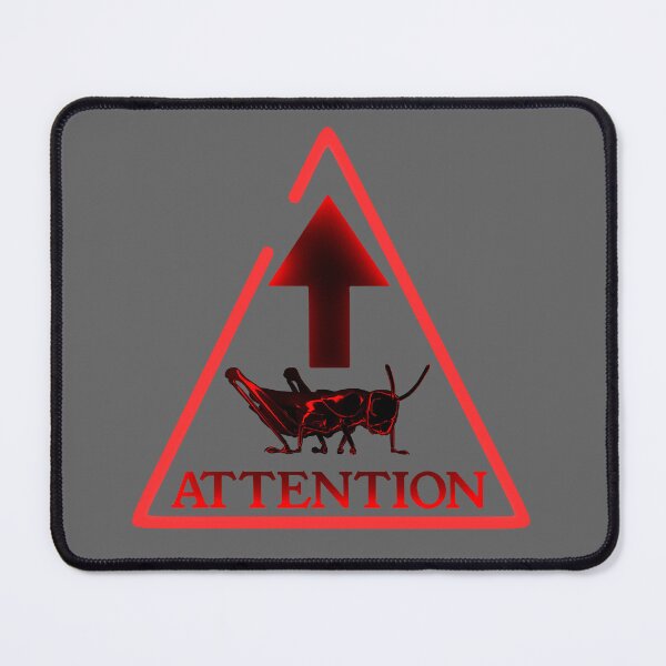 Item preview, Grasshopper Warning Sign designed and sold by Timebird.