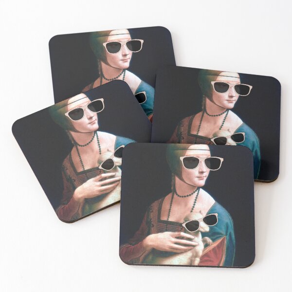 Item preview, Lady with an Ermine (in sunglasses) designed and sold by CastlesClassics.