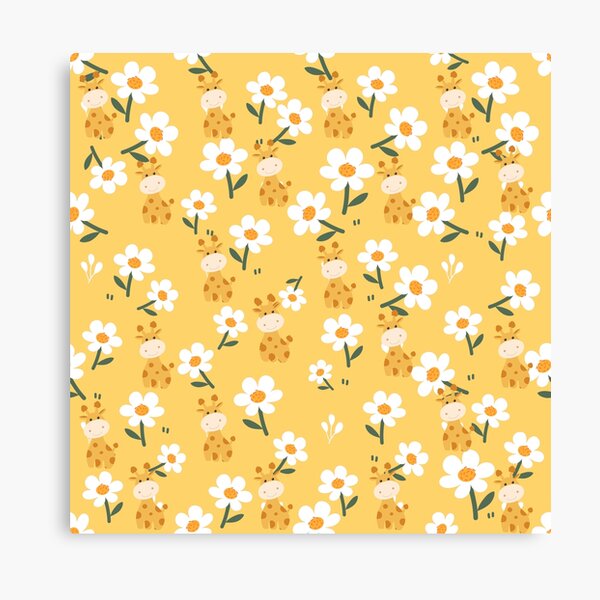 Item preview, Floral Giraffe , cute giraff with small white flowers pattern designed and sold by bestsalernow.