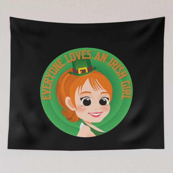 Item preview, Shamrockin' St. Patrick's Day: Everyone Loves an Irish Girl designed and sold by ElLocoMus.