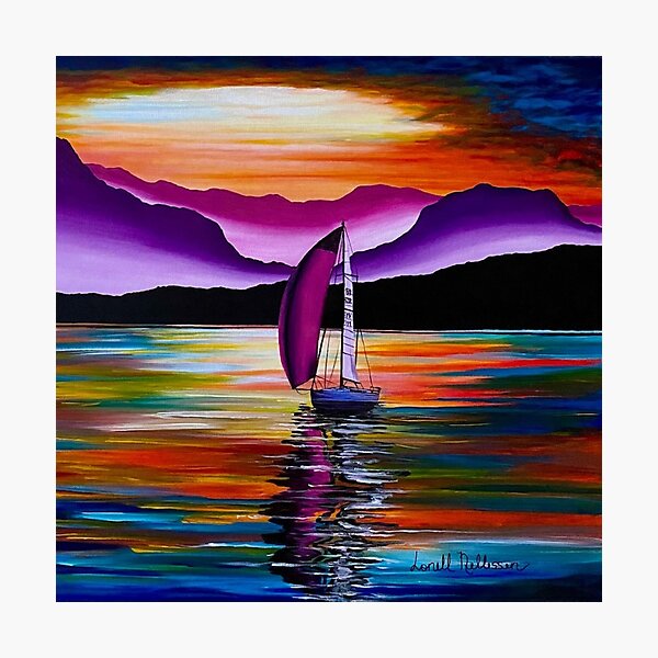 Serenity at Sunset Photographic Print