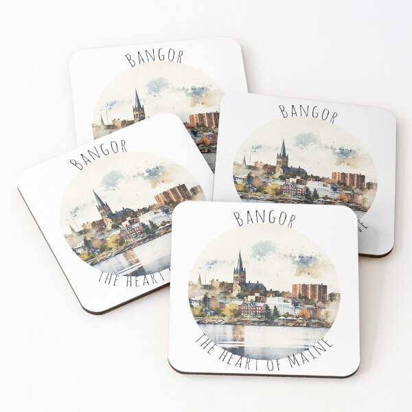 Item preview, Bangor, The Heart of Maine designed and sold by Impostrich.