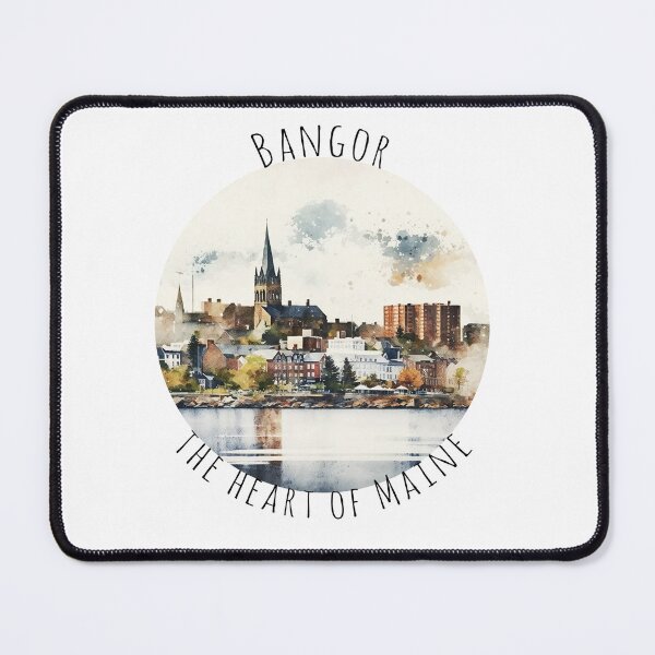 Item preview, Bangor, The Heart of Maine designed and sold by Impostrich.