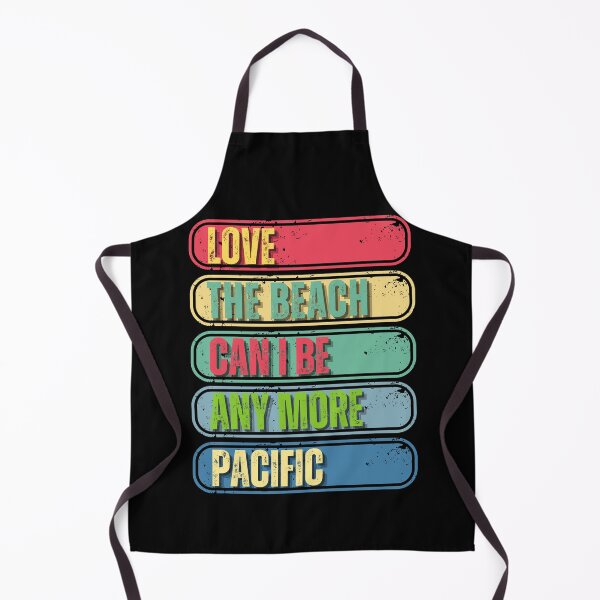 Item preview, LOVE THE BEACH CAN I BE ANY MORE PACIFIC - vintage funny saying designed and sold by Sun Sand & Sea Art.