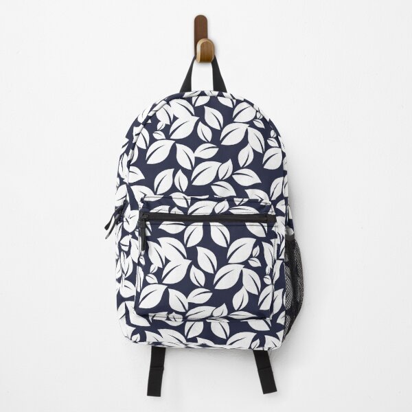 Item preview, Blue and White Leaf Seamless Surface Patterm designed and sold by PBJArt.