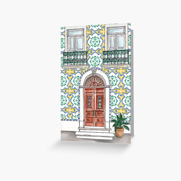 Item preview, House in Portugal with typical tiles designed and sold by Claudia Brüggen.