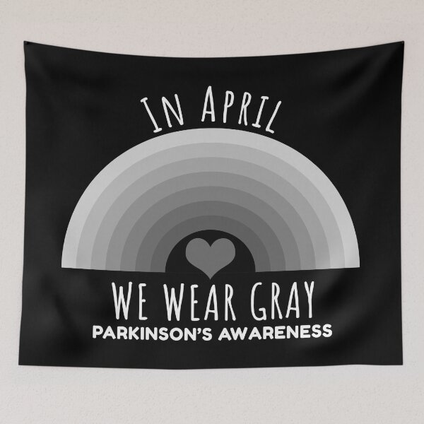 Item preview, In April We Wear Gray Parkinson's Disease Awareness designed and sold by Color-Sparkle.