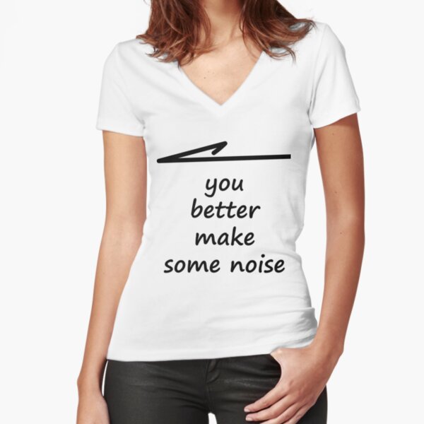 Meaningful Messages - Motivational Quotes - Inspirational Messages Fitted V-Neck T-Shirt