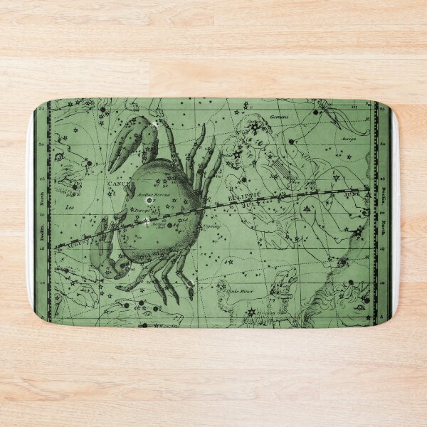 Item preview, Cancer Zodiac Sign Star Map, Green designed and sold by notsweettea.