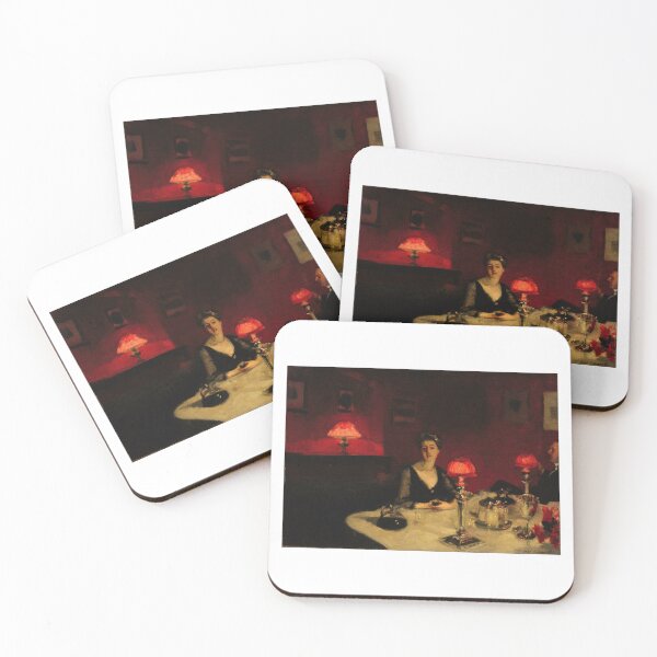 Item preview, John singer sargent Le Verre De Porto (A Dinner Table At Night) designed and sold by TeeARTHY.