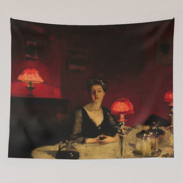 Item preview, John singer sargent Le Verre De Porto (A Dinner Table At Night) designed and sold by TeeARTHY.
