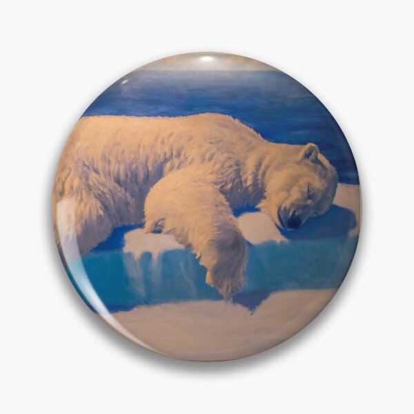 Item preview, USA. Alaska. Anchorage. Museum. Painting of Sleeping White Bear. designed and sold by vadim19.