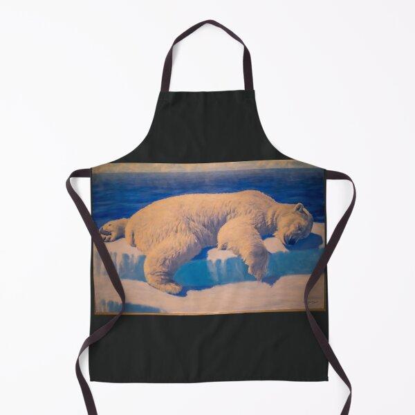 Item preview, USA. Alaska. Anchorage. Museum. Painting of Sleeping White Bear. designed and sold by vadim19.